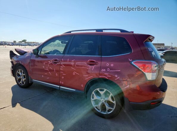 JF2SJATC0HH444639 2017 SUBARU FORESTER 2.5I TO Темно-бордовый Задняя левая четверть