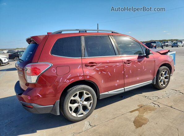 JF2SJATC0HH444639 2017 SUBARU FORESTER 2.5I TO Темно-бордовый Задняя правая четверть