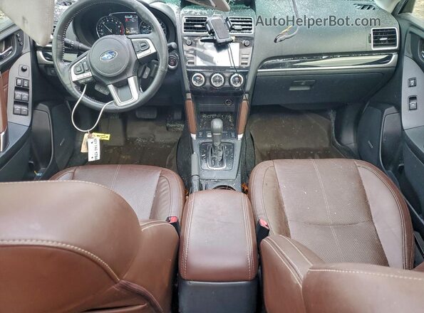 JF2SJATCXHH593785 2017 SUBARU FORESTER 2.5I TO White Widok deski rozdzielczej