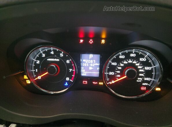 JF2SJAVC8GH553894 2016 SUBARU FORESTER 2.5I TO Gray ხელსაწყოთა პანელის ხედი