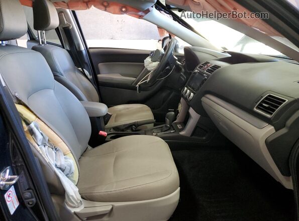 JF2SJAVC8GH553894 2016 SUBARU FORESTER 2.5I TO Gray წინა სალონის ხედი