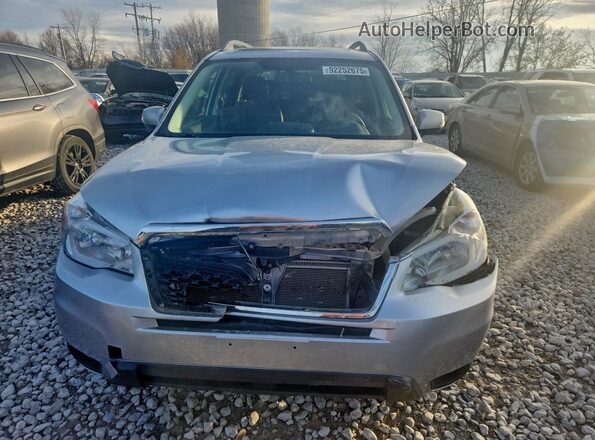 JF2SJAVC8GH560912 2016 SUBARU FORESTER 2.5I TO Silver წინა ხედი