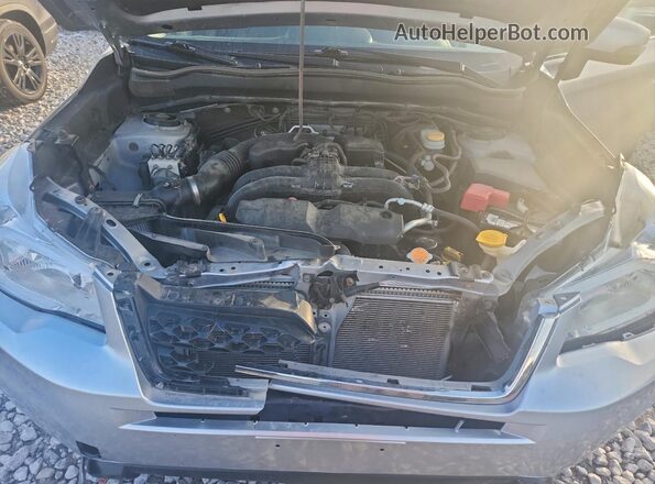JF2SJAVC8GH560912 2016 SUBARU FORESTER 2.5I TO Silver ძრავის განყოფილების ხედი