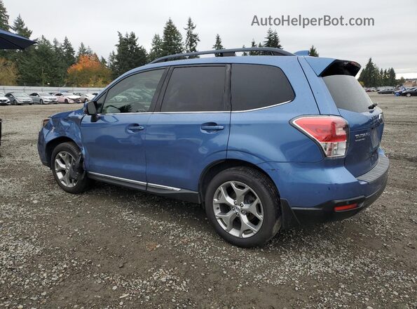 JF2SJAWCXHH456843 2017 SUBARU FORESTER 2.5I TO Blue Trasero izquierdo