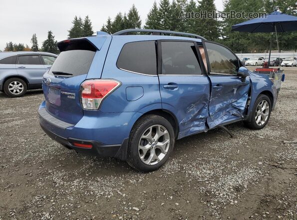 JF2SJAWCXHH456843 2017 SUBARU FORESTER 2.5I TO Blue Trasero derecho