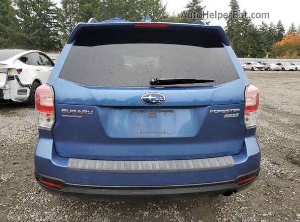 JF2SJAWCXHH456843 2017 SUBARU FORESTER 2.5I TO Blue Vista trasera