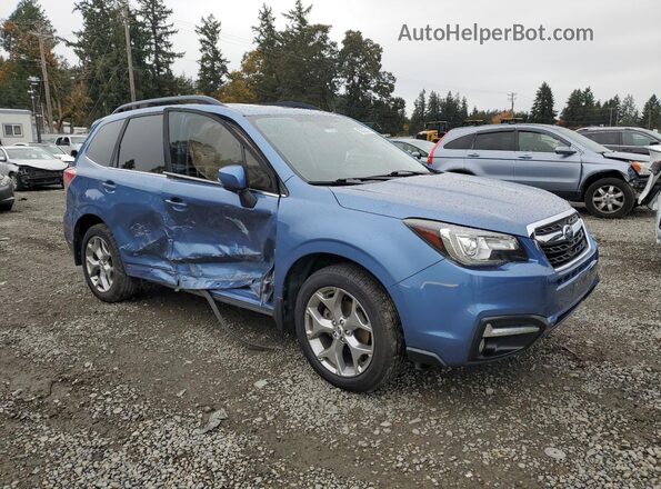 JF2SJAWCXHH456843 2017 SUBARU FORESTER 2.5I TO Blue Delantero derecho