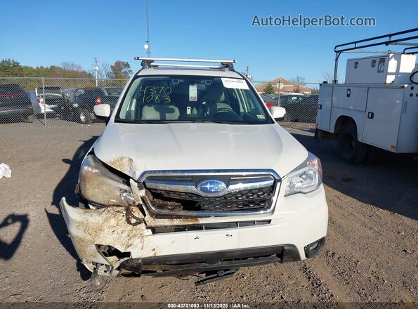 JF2SJAXC5GH520915 2016 SUBARU FORESTER 2.5I TO White Widok zestawu wskaźników