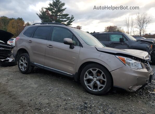 JF2SJAXC7GH426762 2016 SUBARU FORESTER 2.5I TO Бежевый Передняя правая четверть