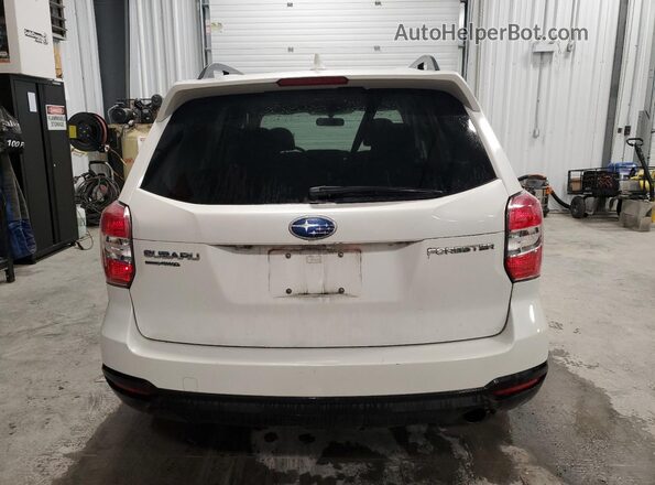 JF2SJCHC0GH508052 2016 SUBARU FORESTER 2.5 White Widok z tyłu