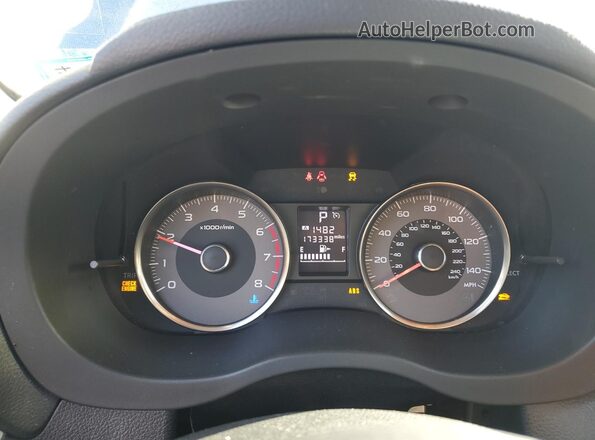 JF2SJGEC5HH436178 2017 SUBARU FORESTER2. Blue Widok zestawu wskaźników