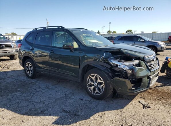 JF2SKADC0NH460539 2022 SUBARU FORESTER Green წინა მარჯვენა
