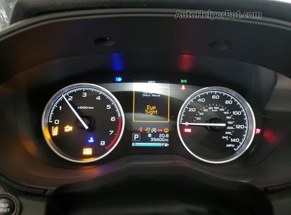 JF2SKADC2RH508595 2024 SUBARU FORESTER Gray Vista del cuadro de instrumentos
