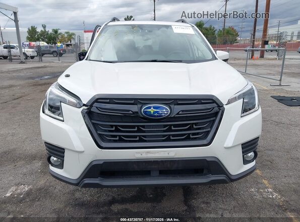 JF2SKADC3NH402277 2022 SUBARU FORESTER White Vista del cuadro de instrumentos