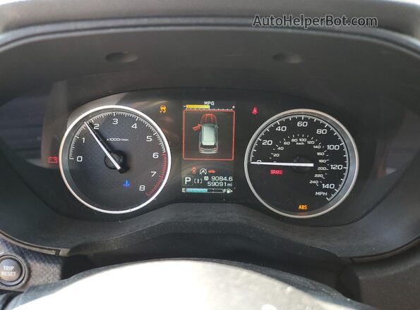JF2SKADC7NH469903 2022 SUBARU FORESTER Белый Вид щитка приборов