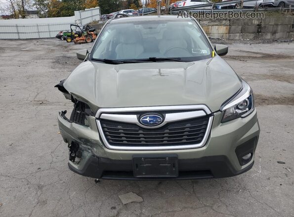 JF2SKAJC0LH536844 2020 SUBARU FORESTER Green Вид спереду