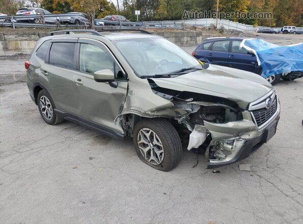 JF2SKAJC0LH536844 2020 SUBARU FORESTER Green Передня права чверть