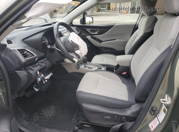 JF2SKAJC0LH536844 2020 SUBARU FORESTER Green Вид салону спереду
