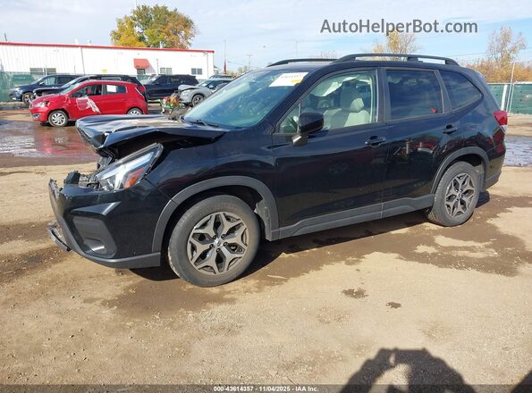 JF2SKAJC2LH581333 2020 SUBARU FORESTER Black Передня ліва чверть