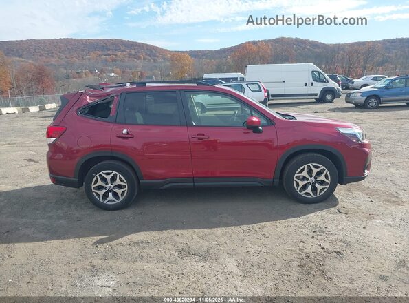 JF2SKAJC4LH486286 2020 SUBARU FORESTER Red Rear interior view