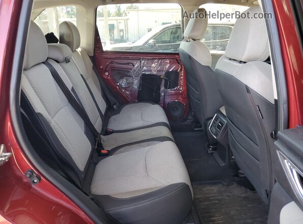 JF2SKAJC4LH512174 2020 SUBARU FORESTER Maroon Rear seats view