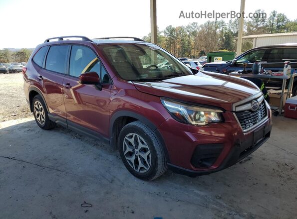 JF2SKAJC4LH512174 2020 SUBARU FORESTER Maroon Front right