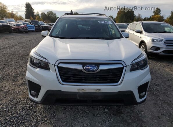 JF2SKAJC8MH463692 2021 SUBARU FORESTER White Widok z przodu