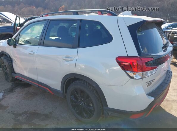 JF2SKAJC9NH493494 2022 SUBARU FORESTER White უკანა მარცხენა