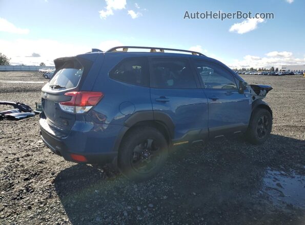 JF2SKAMC6NH499958 2022 SUBARU FORESTER Blue Trasero derecho