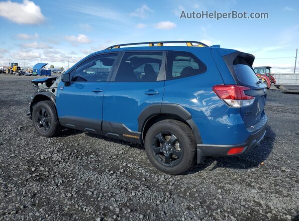 JF2SKAMC6NH499958 2022 SUBARU FORESTER Blue Trasero izquierdo
