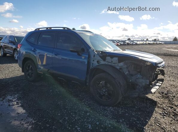 JF2SKAMC6NH499958 2022 SUBARU FORESTER Blue Delantero derecho