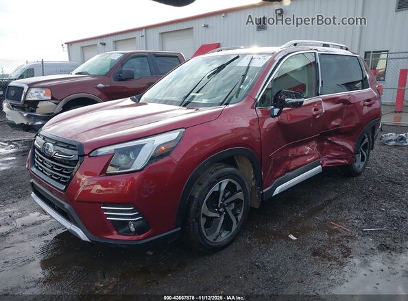 JF2SKAMCXRH449182 2024 SUBARU FORESTER Burgundy Przód lewy