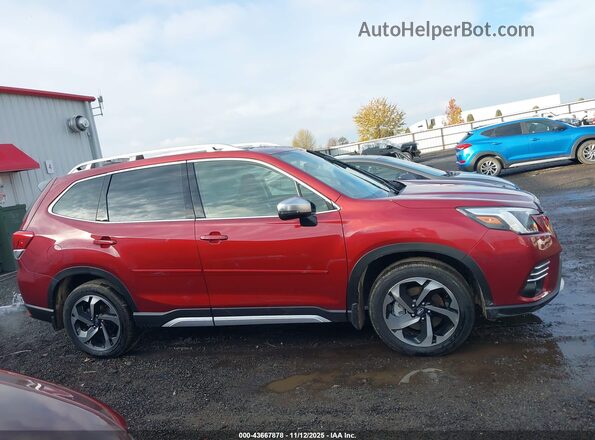 JF2SKAMCXRH449182 2024 SUBARU FORESTER Burgundy Widok wnętrza z tyłu