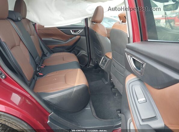 JF2SKAMCXRH449182 2024 SUBARU FORESTER Burgundy Widok naklejki z numerem VIN