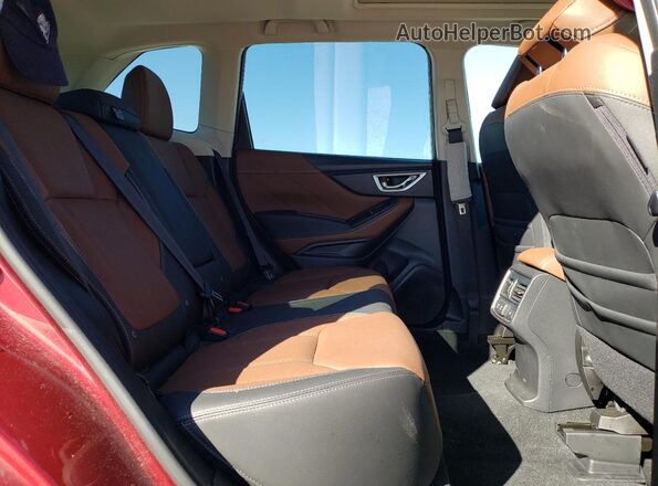 JF2SKARC4PH409203 2023 SUBARU FORESTER Red Вид задньої частини салону