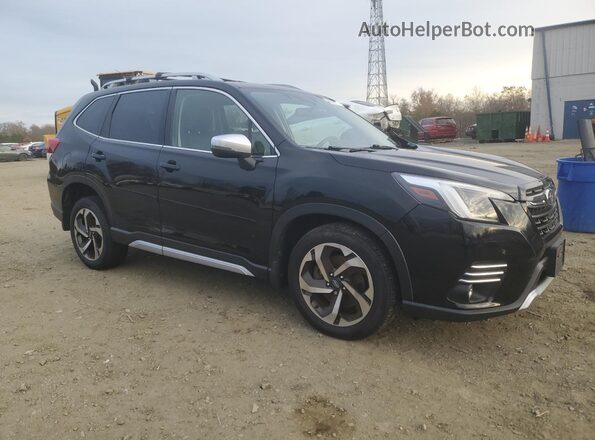 JF2SKARC6NH465530 2022 SUBARU FORESTER Черный Передняя правая четверть