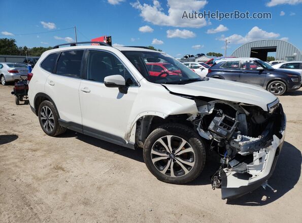JF2SKASC1LH452871 2020 SUBARU FORESTER White Delantero derecho