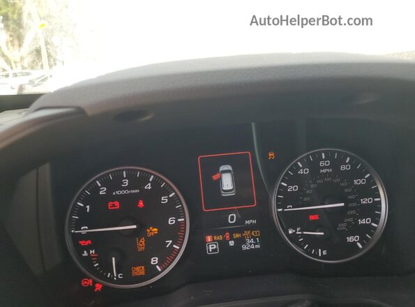 JF2SLDTC6SH594774 2025 SUBARU ASCENT Green Սարքավորումների վահանակի տեսք