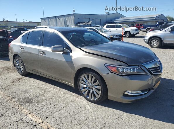 JH4KC1F51GC001030 2016 ACURA RLX Tan Передня права чверть