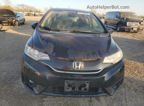 JHMGK5H75GS004341 2016 HONDA FIT Black წინა ხედი