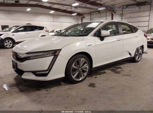 JHMZC5F17JC006498 2018 HONDA CLARITY White Առջևի ձախ երեք քառորդ տեսարան