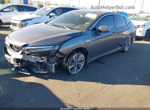 JHMZC5F17LC000882 2020 HONDA CLARITY Gray წინა მარცხენა ხედი სამი მეოთხედიდან