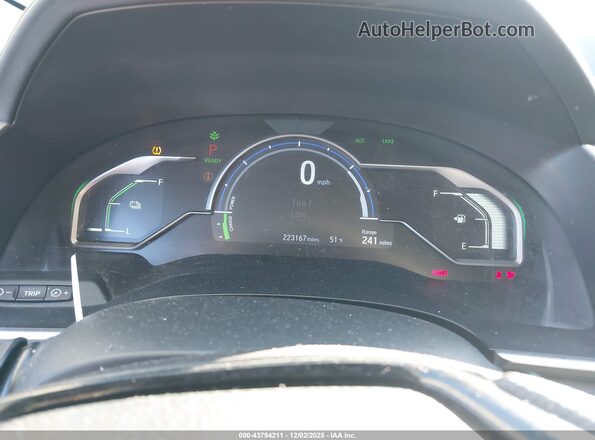 JHMZC5F17LC000882 2020 HONDA CLARITY Gray უკანა სავარძლების ხედი