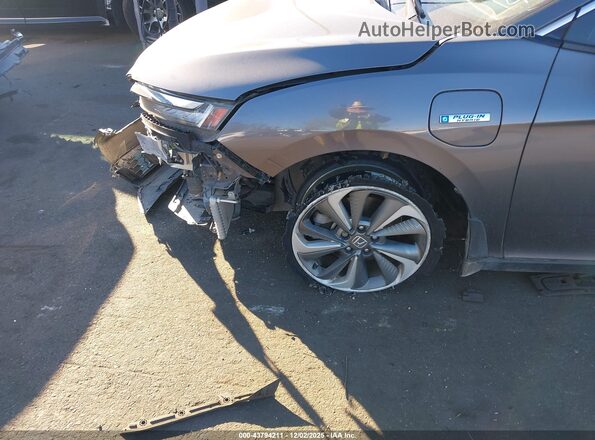 JHMZC5F17LC000882 2020 HONDA CLARITY Gray წინა ხედი