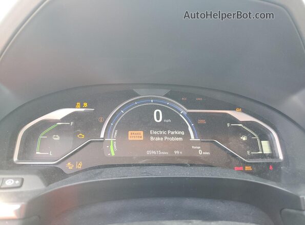 JHMZC5F18KC001974 2019 HONDA CLARITY Silver Widok zestawu wskaźników