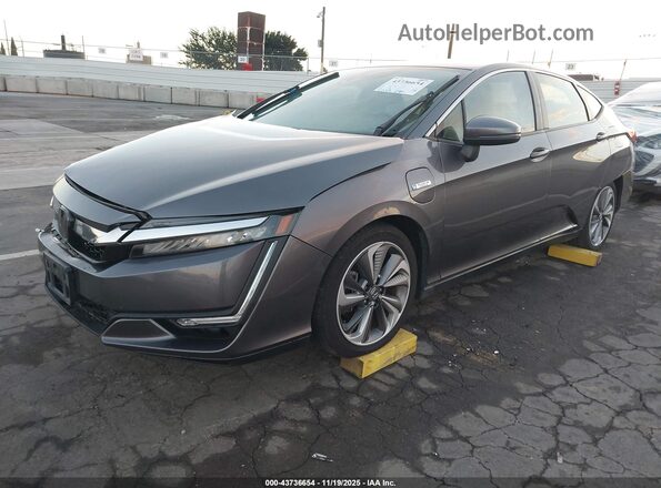 JHMZC5F19LC000091 2020 HONDA CLARITY Gray წინა მარცხენა ხედი სამი მეოთხედიდან