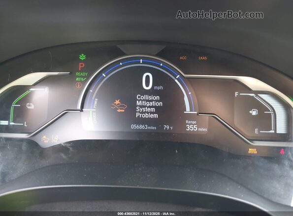 JHMZC5F1XLC000035 2020 HONDA CLARITY Gray Հետևի նստատեղերի տեսք