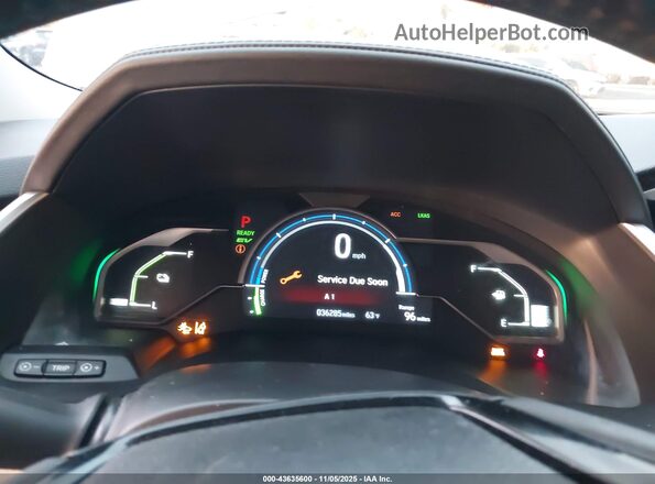 JHMZC5F34LC001750 2020 HONDA CLARITY White Вид щитка приладів