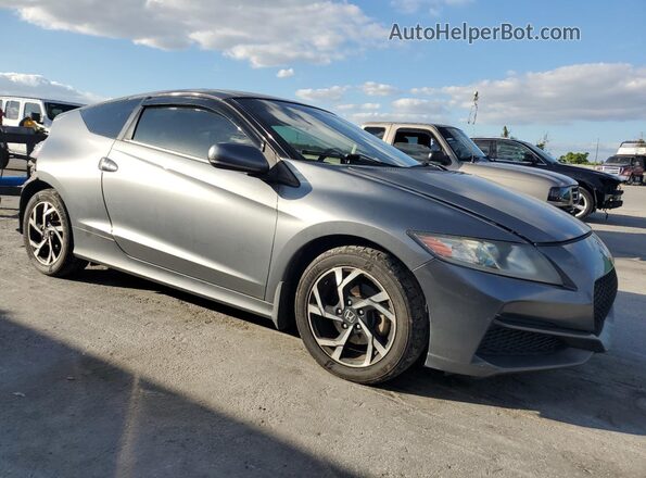 JHMZF1D4XGS001632 2016 HONDA CR-Z Gray Front right