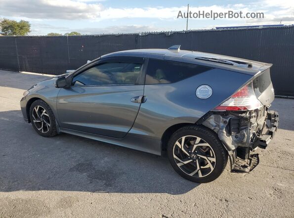 JHMZF1D4XGS001632 2016 HONDA CR-Z Gray Rear left